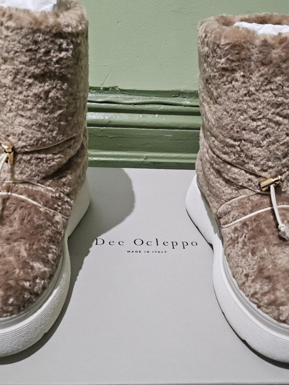 Dec Ocleppo Women's Faux Shearling Winter Boots - Taupe